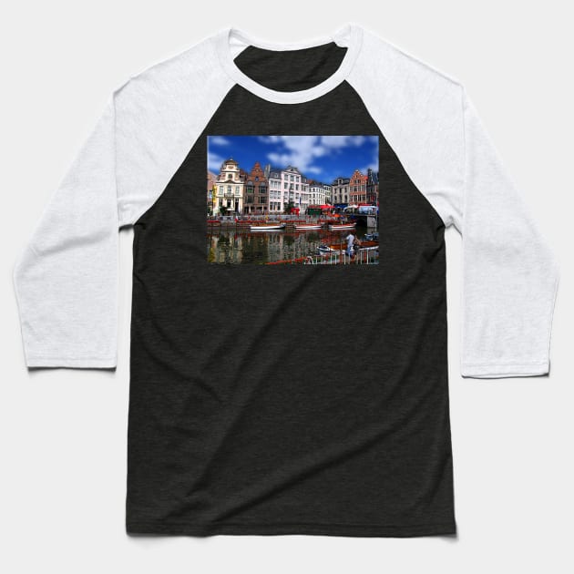 Gent, Belgium Baseball T-Shirt by vadim19